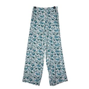 Anthropologie Onia Mila Crane Wide Leg Pants Size Small Boho Tropical Beach